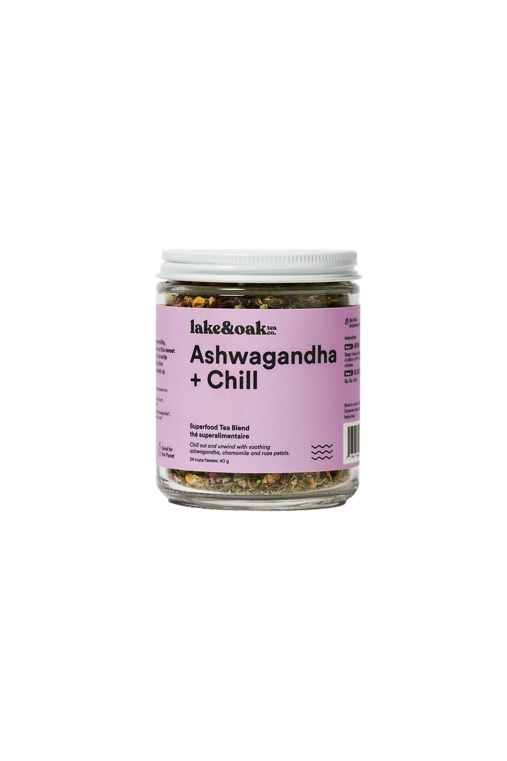 Lake & Oak Ashwagandha + Chill - Superfood Tea Blend