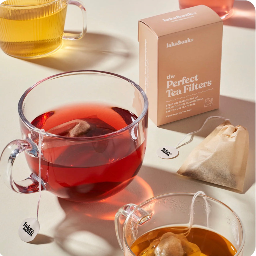 The Perfect Tea Filters - 100 Drawstring Bags