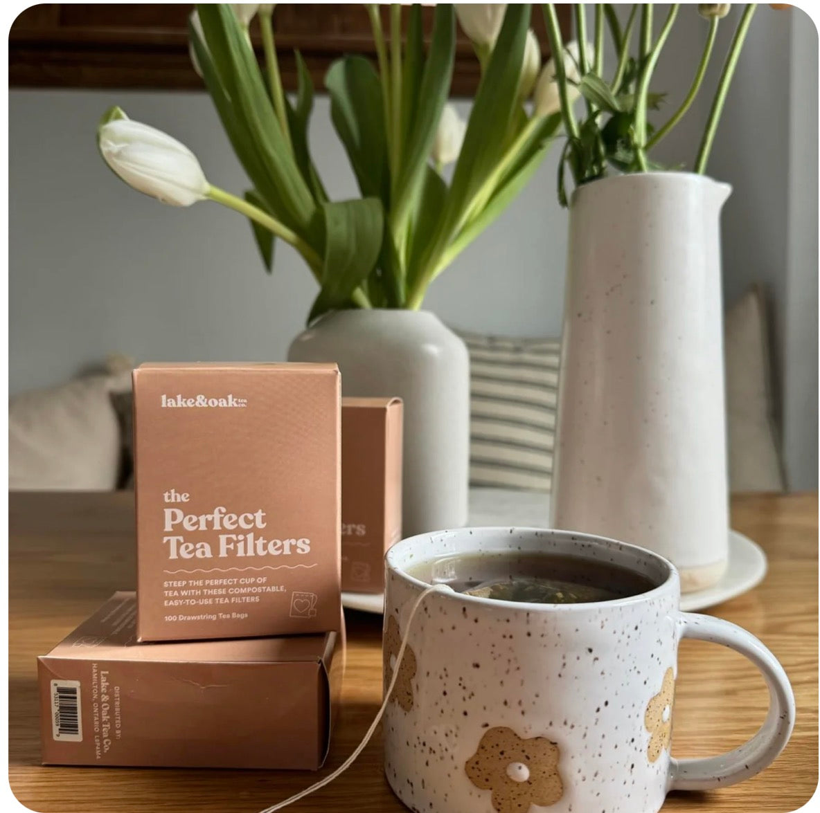 The Perfect Tea Filters - 100 Drawstring Bags