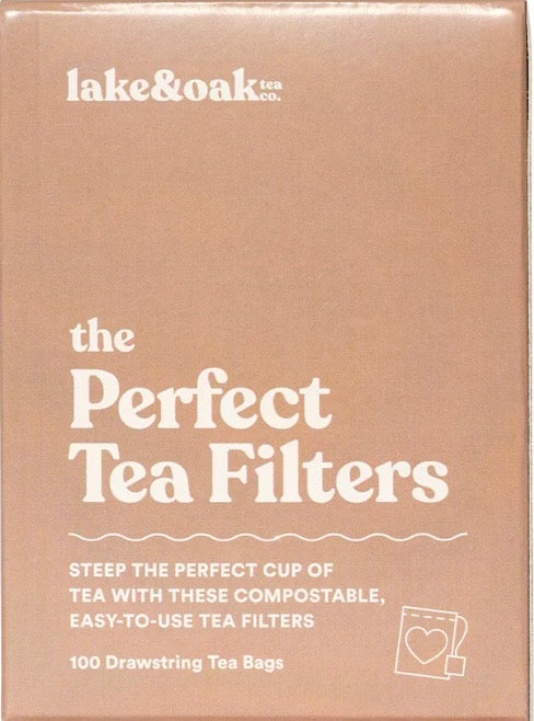 The Perfect Tea Filters - 100 Drawstring Bags