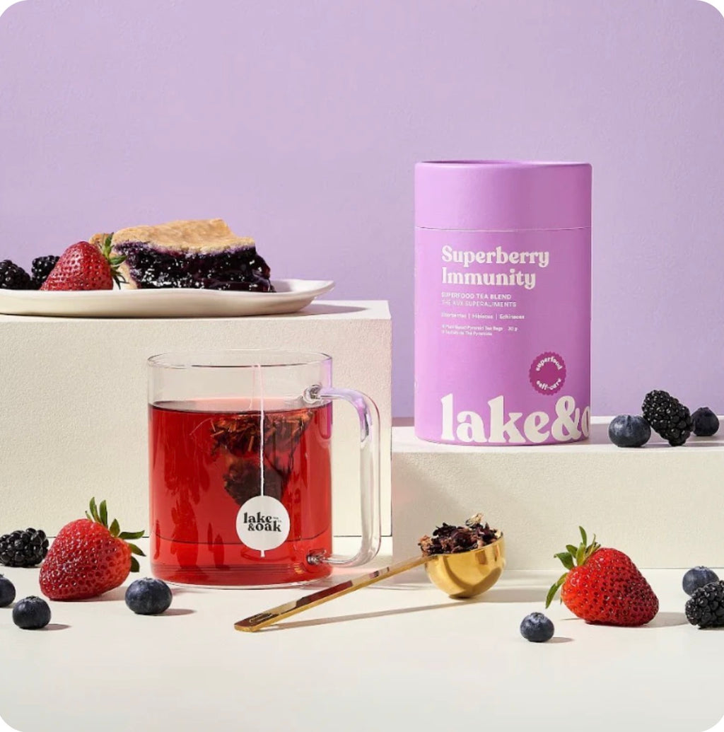 Lake & Oak Superberry Immunity - Superfood Tea Blend