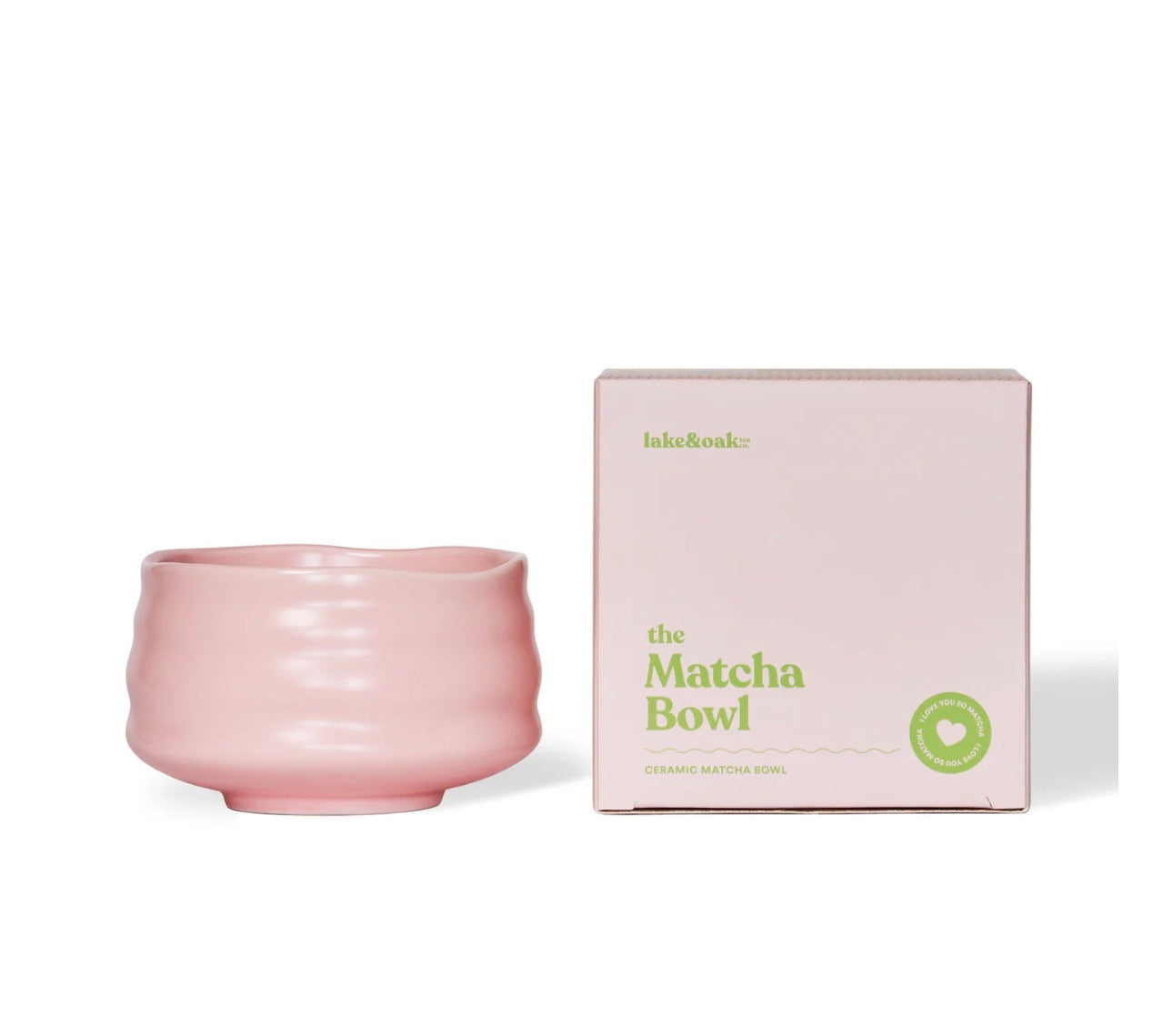Lake & Oak Matcha Bowl - Traditional Japanese Ceramic