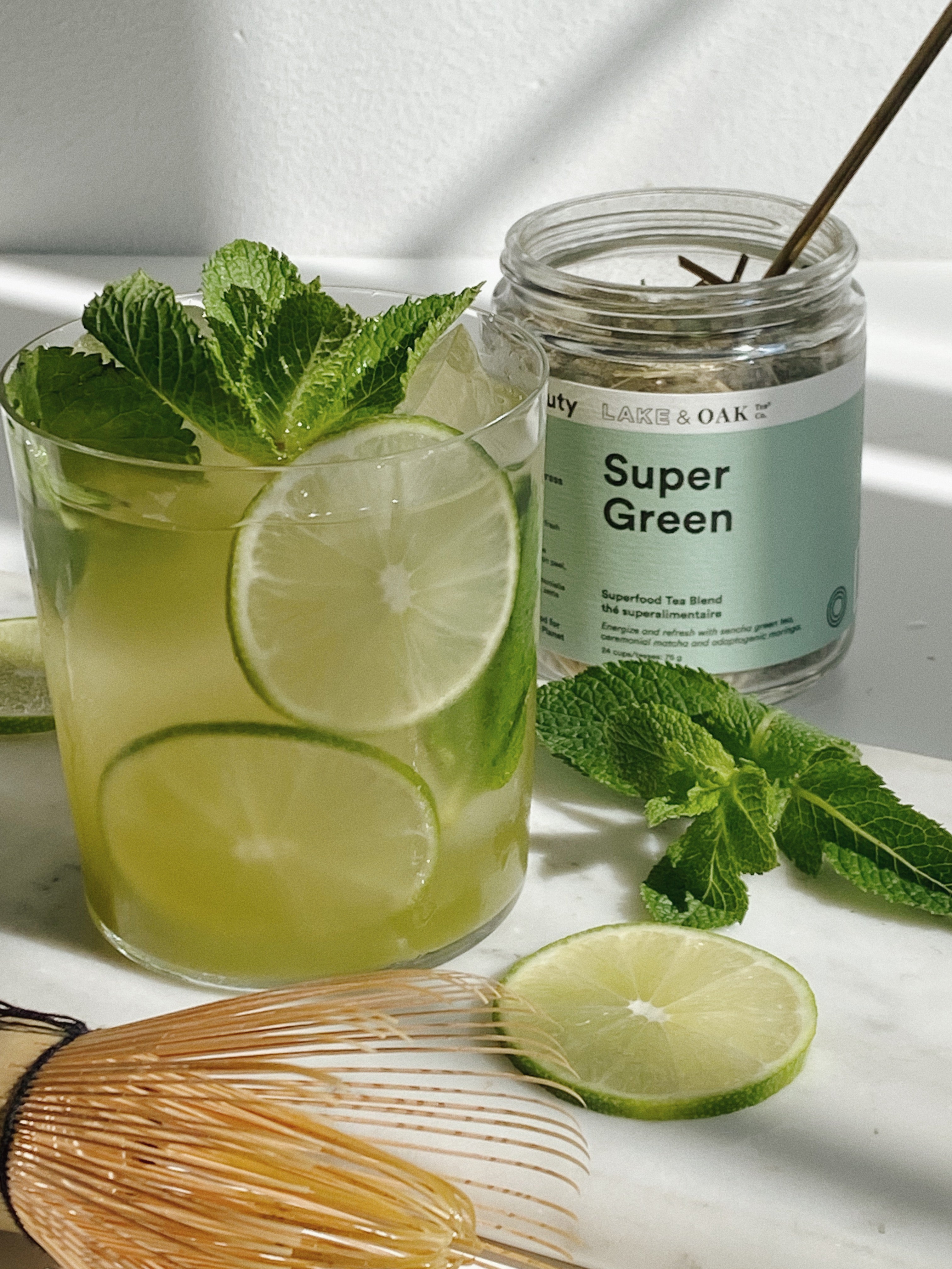 Lake & Oak Super Green - Superfood Tea Blend