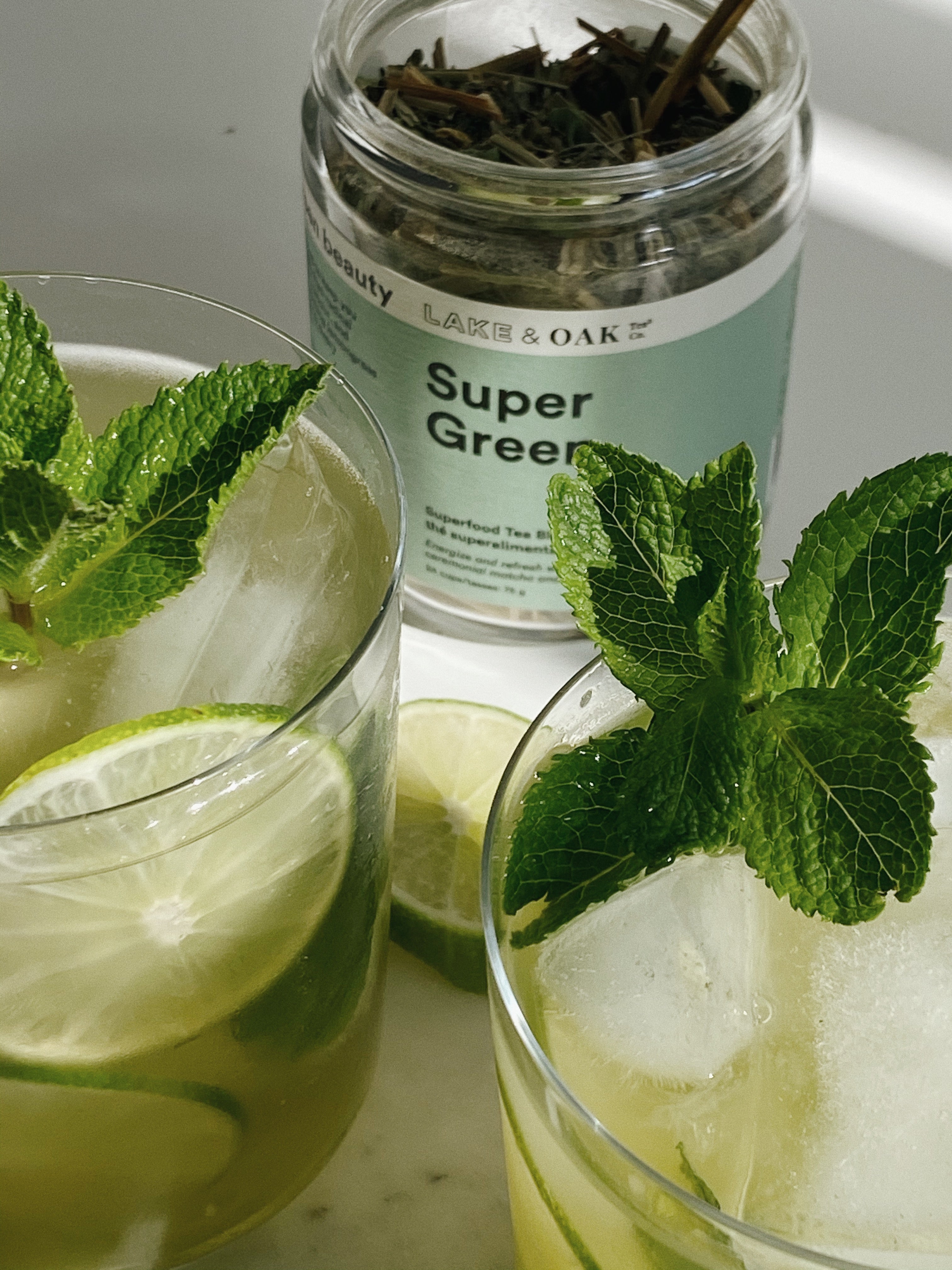 Lake & Oak Super Green - Superfood Tea Blend