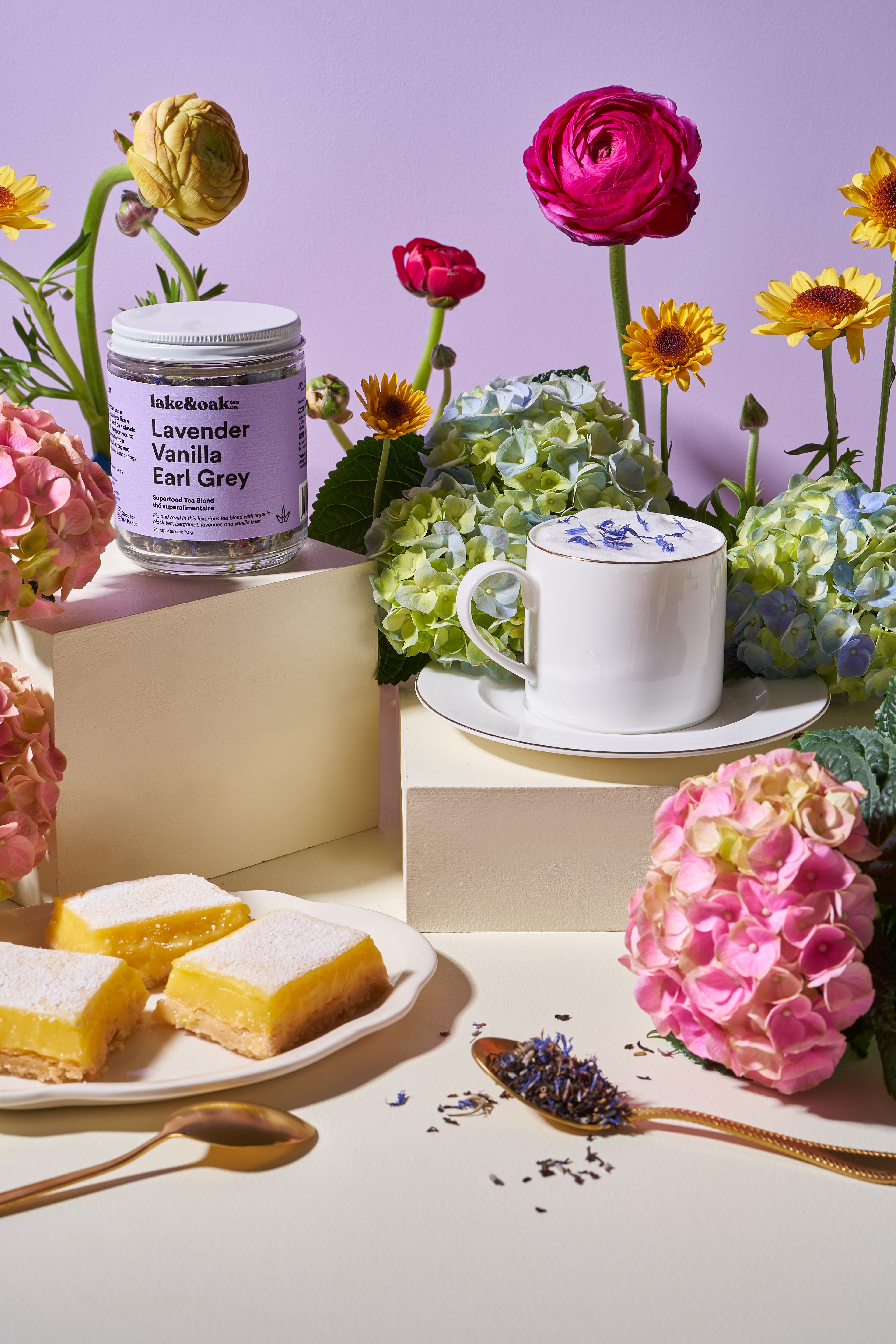 Lake & Oak Lavender Vanilla Earl Grey - Superfood Tea Blend