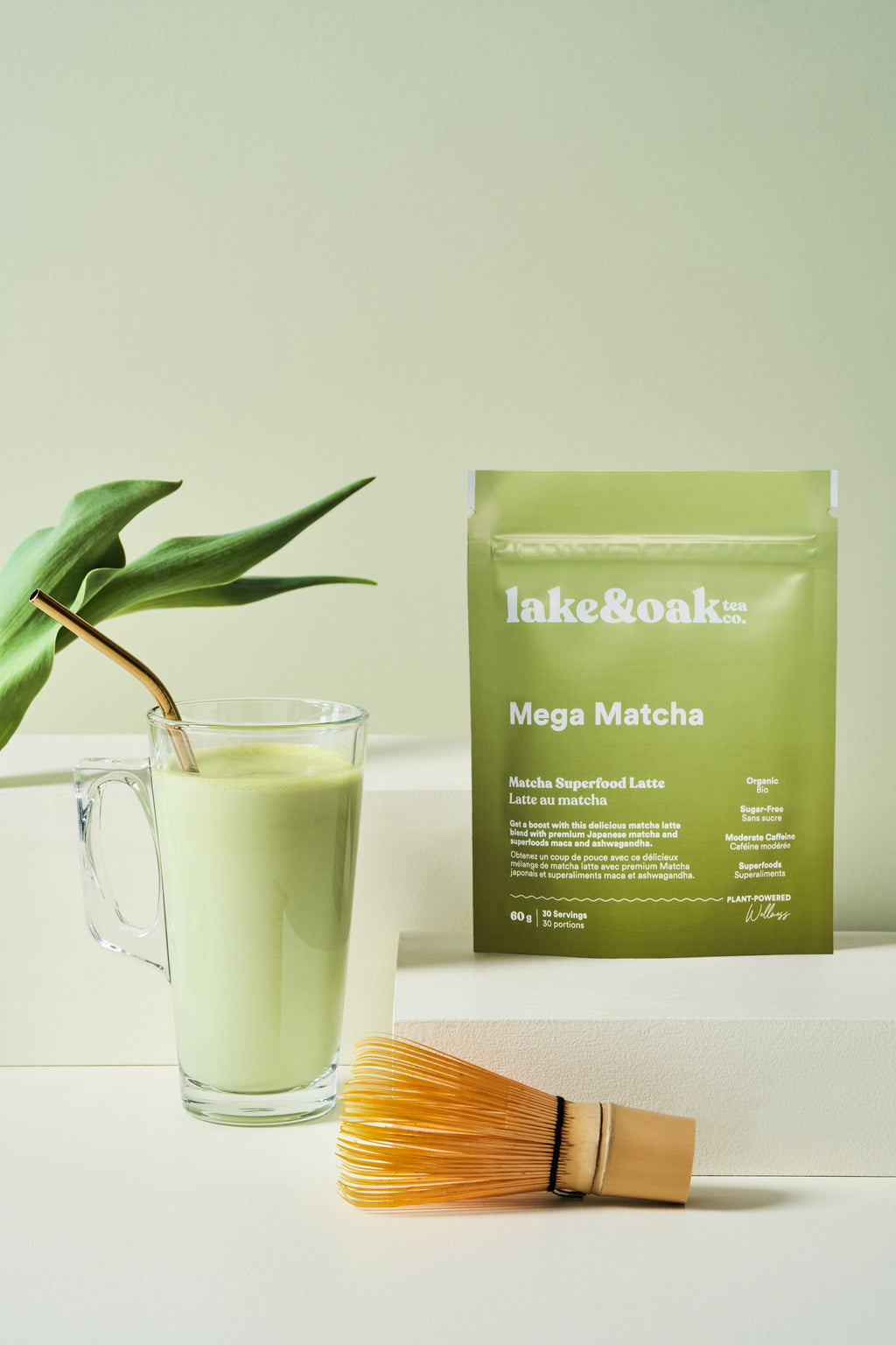 Lake & Oak Mega Matcha - Matcha Superfood Latte