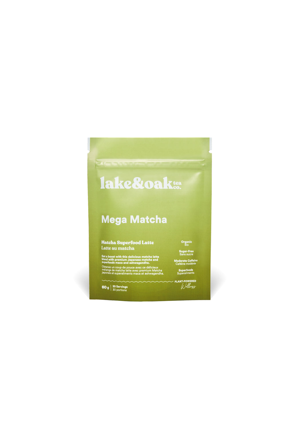Lake & Oak Mega Matcha - Matcha Superfood Latte