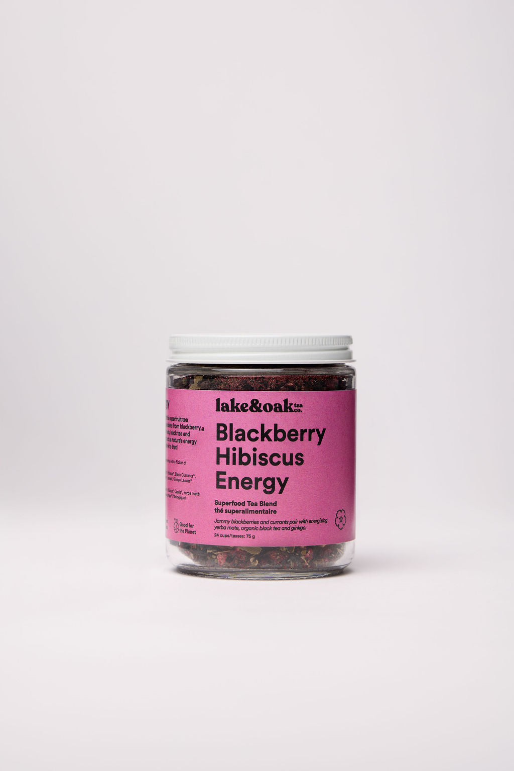 Lake & Oak Blackberry Hibiscus - Organic Superfood Tea Blend