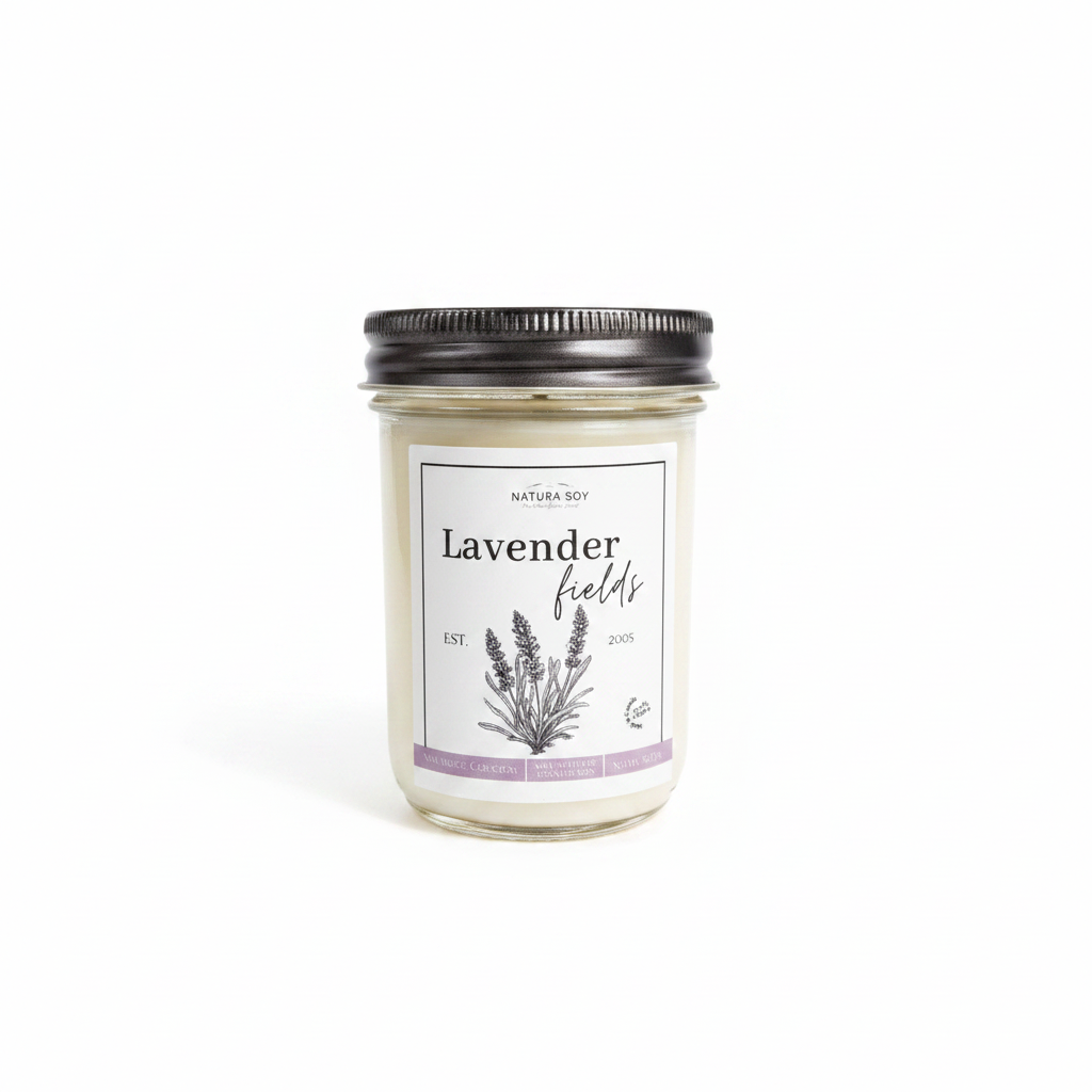 Lavender Fields – White Background