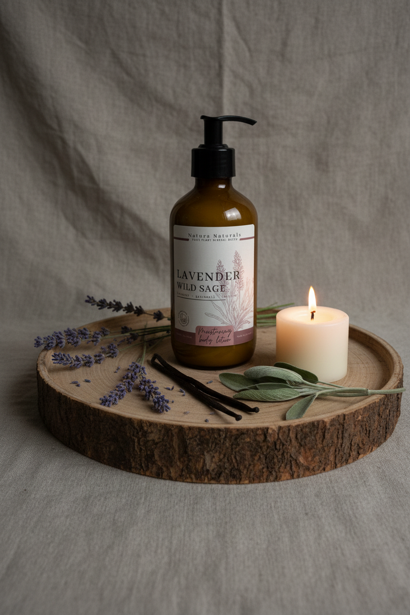 Scene 1 – Botanical Flat Lay